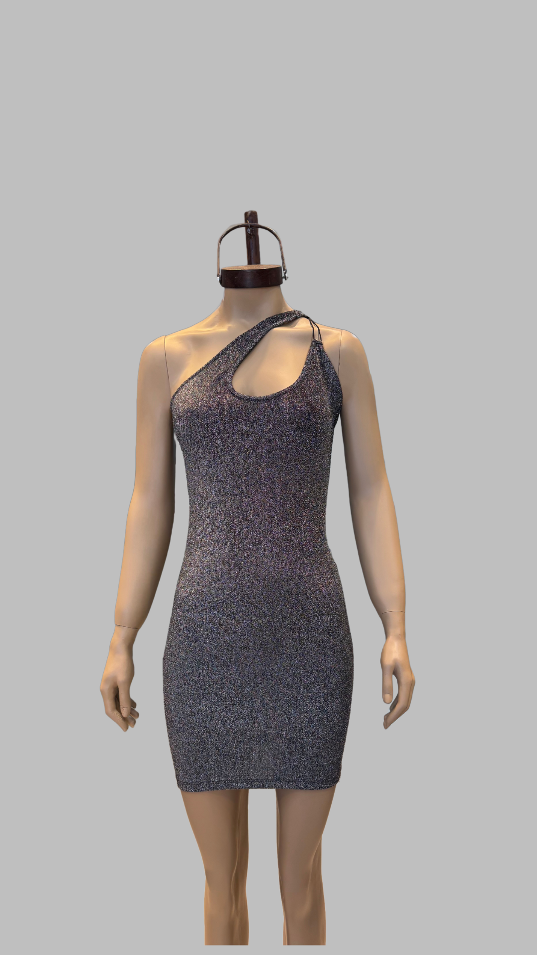 Vest lurex un solo hombro
