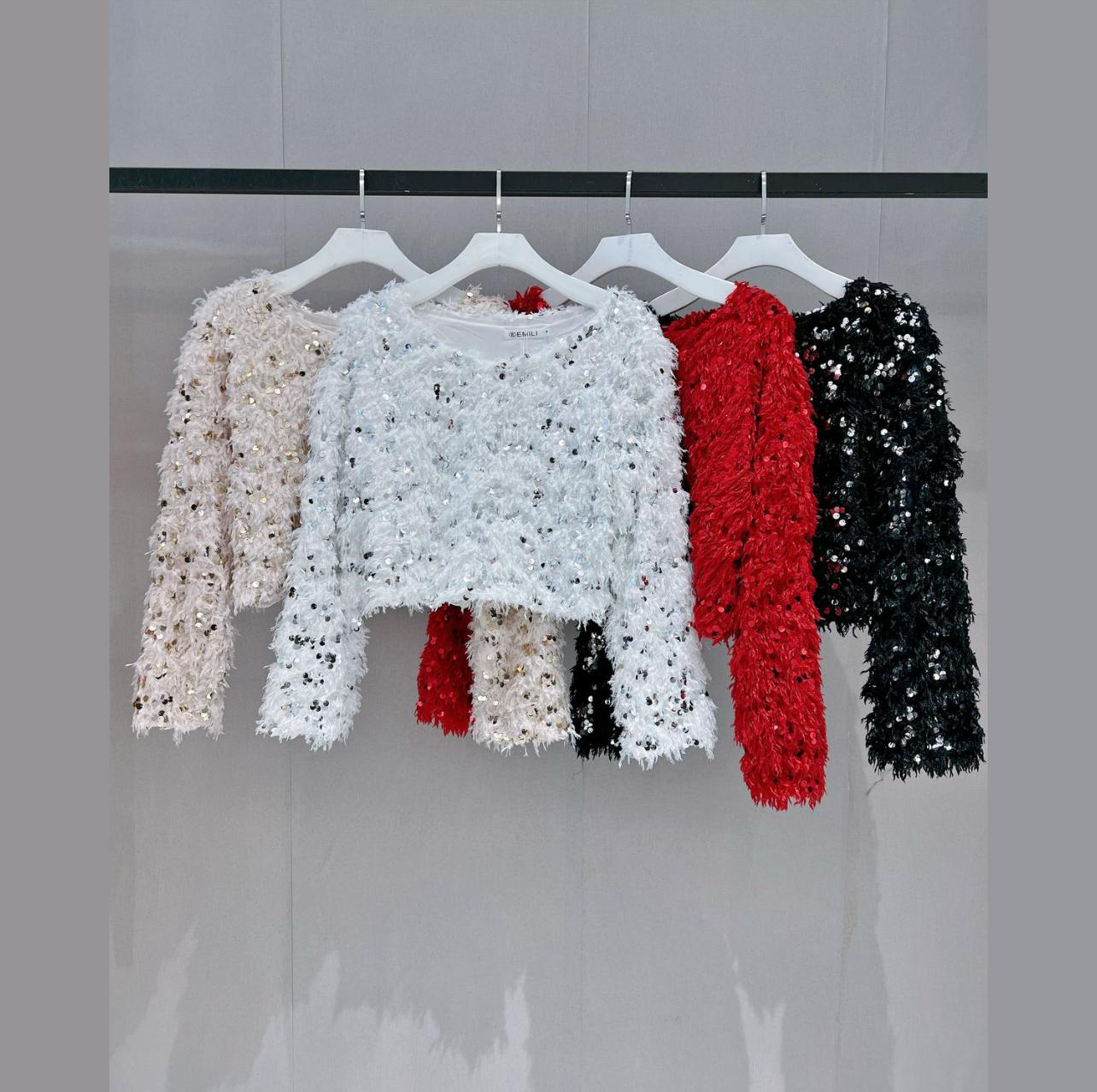 Sweater peluche piedra