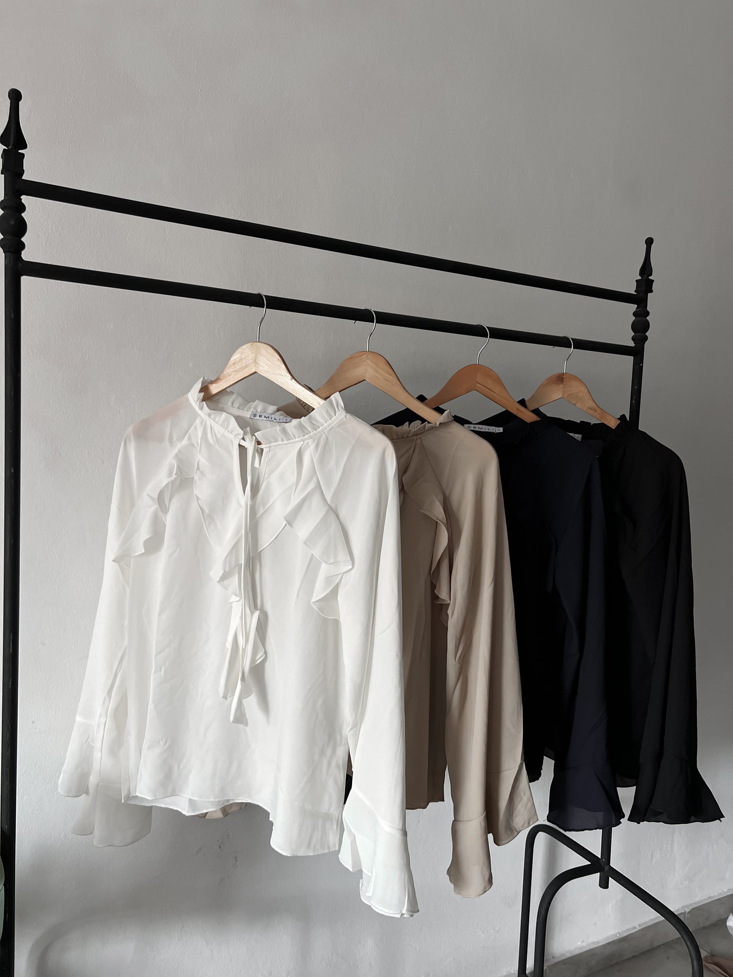 Blusa volado manga