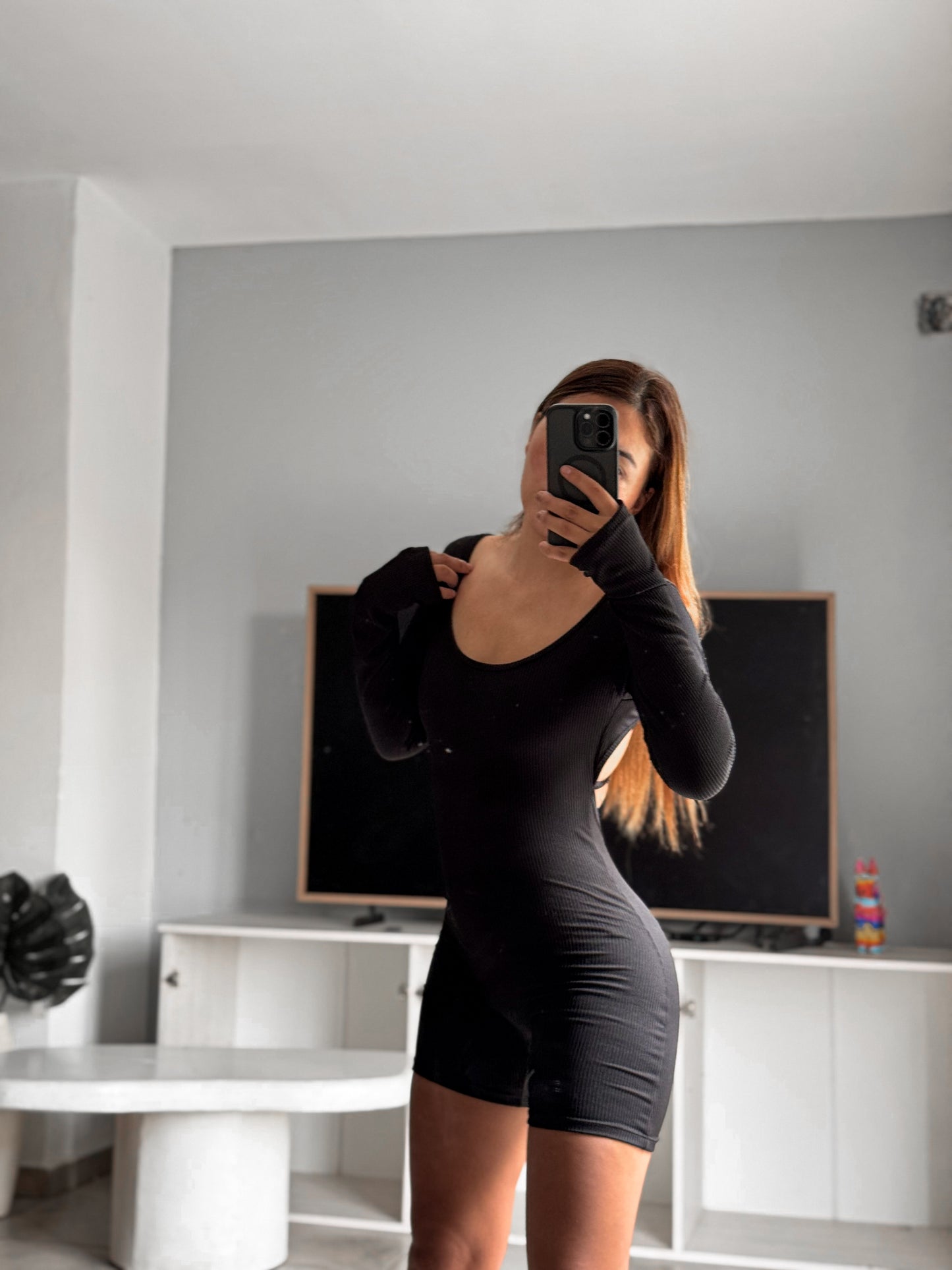 Cat suit black
