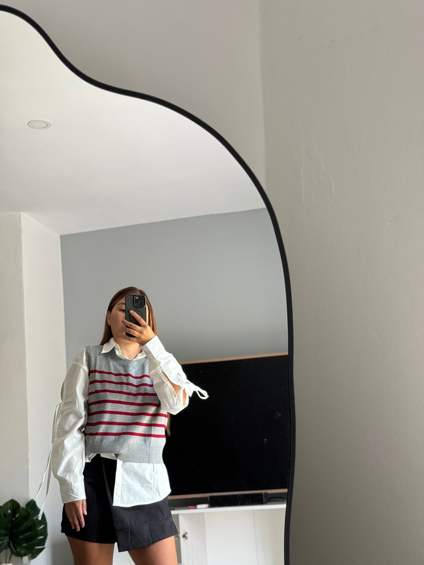 Camisa manga tira