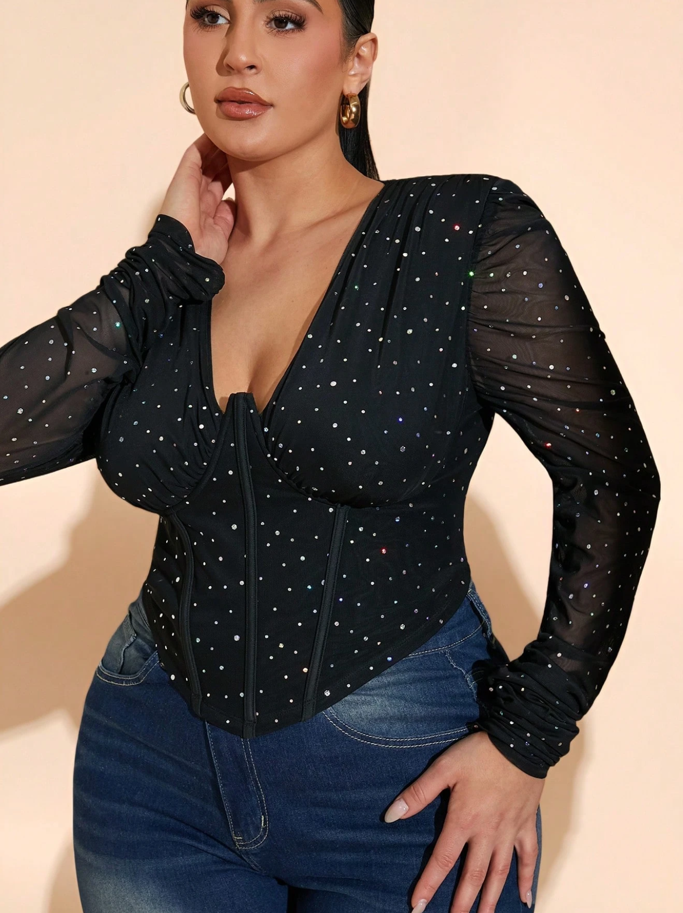 Corset tull armado xxl