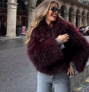 Campera peluche bordo