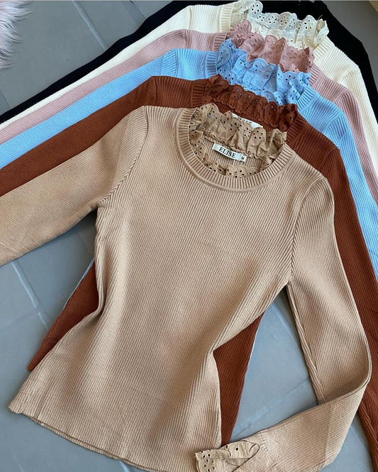 Sweater hilo broderi