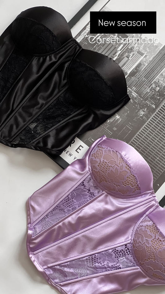 Corset satén