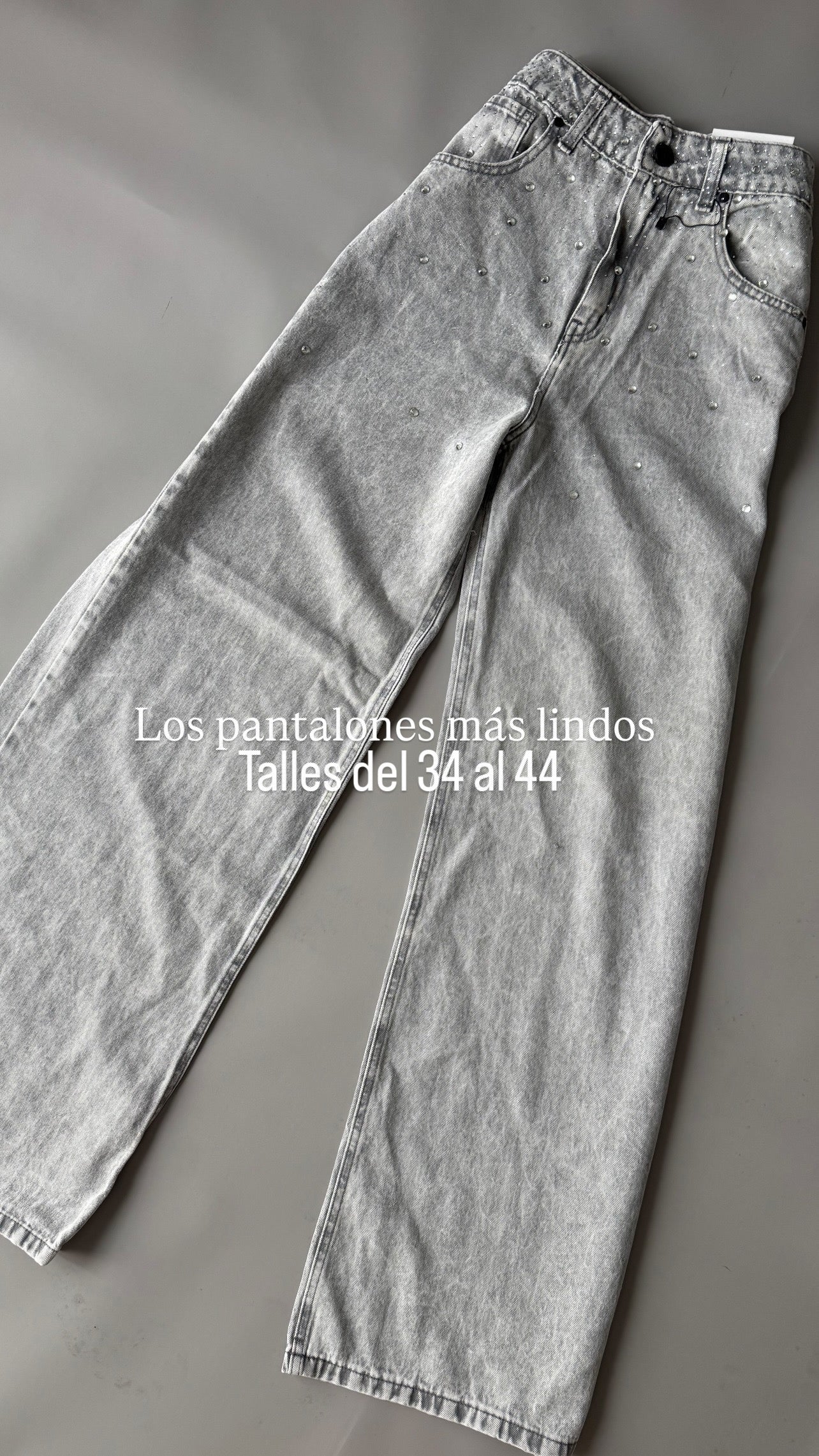 Wide legg strass