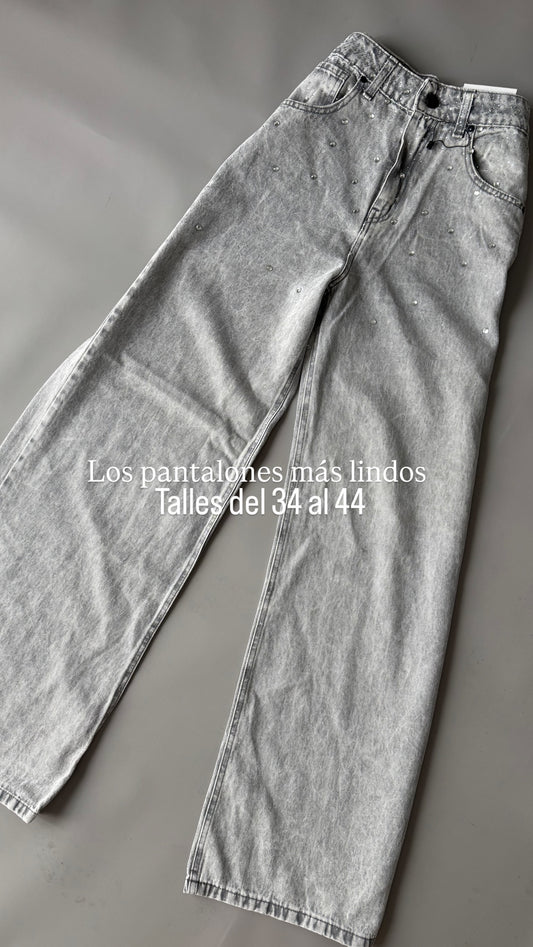 Wide legg strass