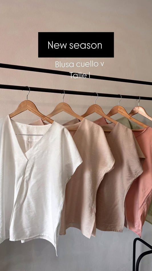Blusa cuello v