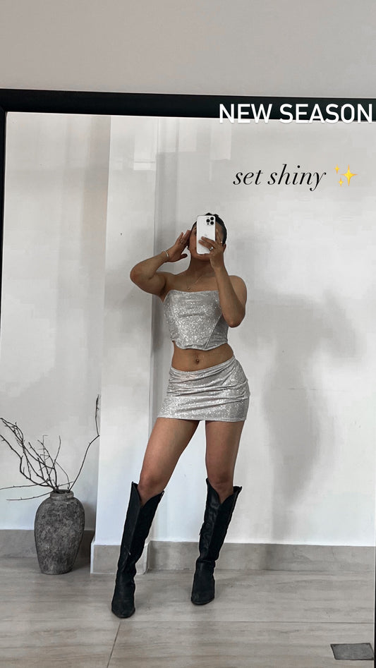 Corset shiny
