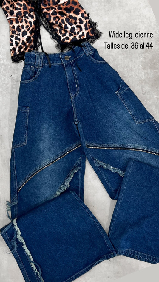Wide leg jean