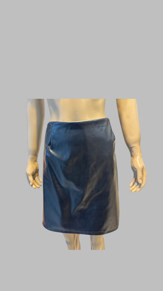 Short pollera cuero talle 50