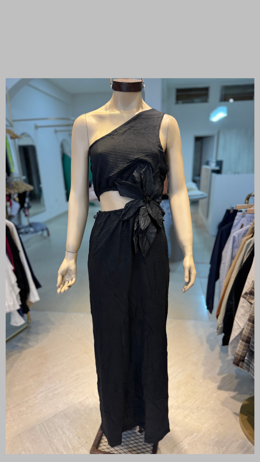 Vest largo flor