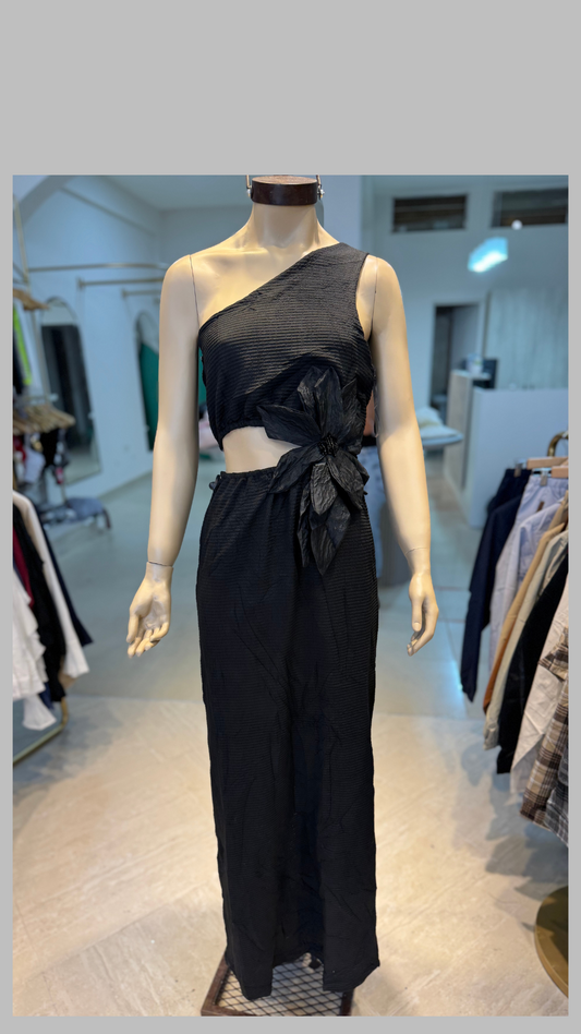 Vest largo flor