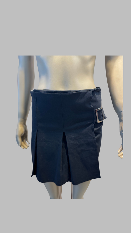 Short pollera tableado