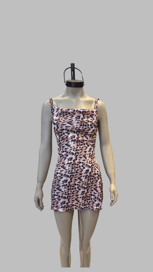 Vest satén animal