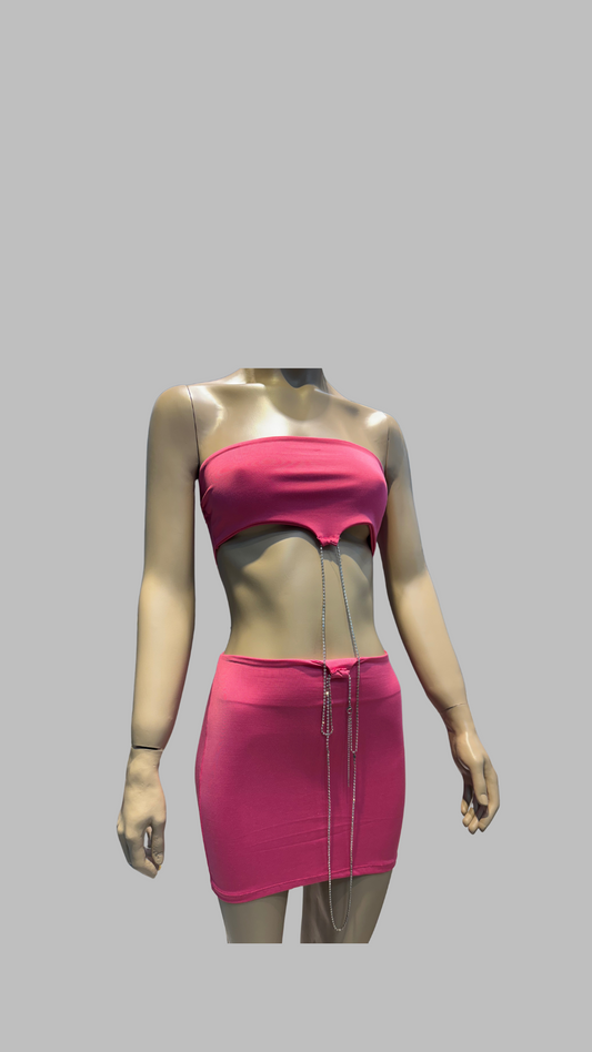 Set fucsia cadenita