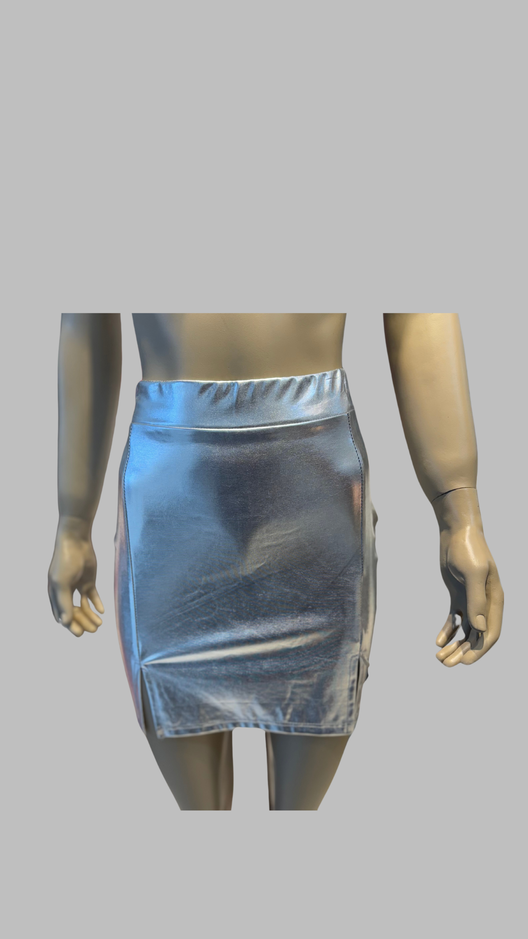 Pollera metalizada