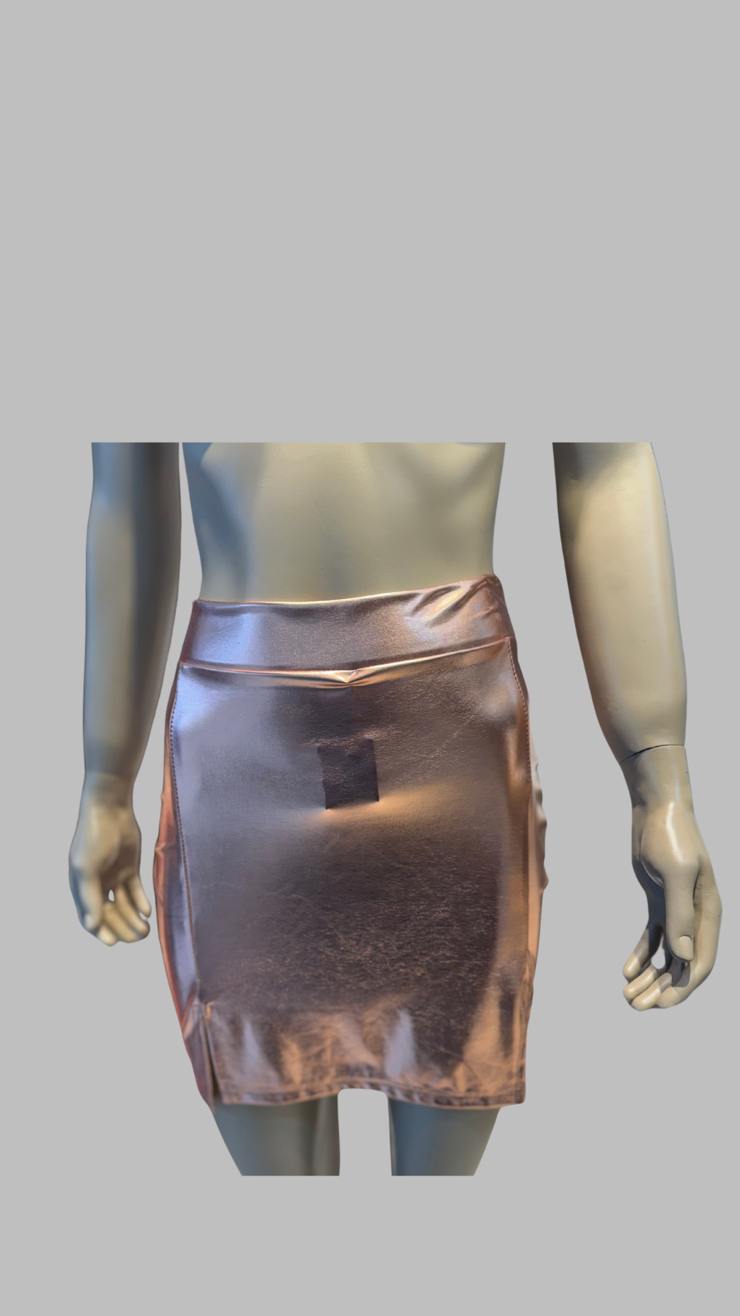 Pollera metalizada