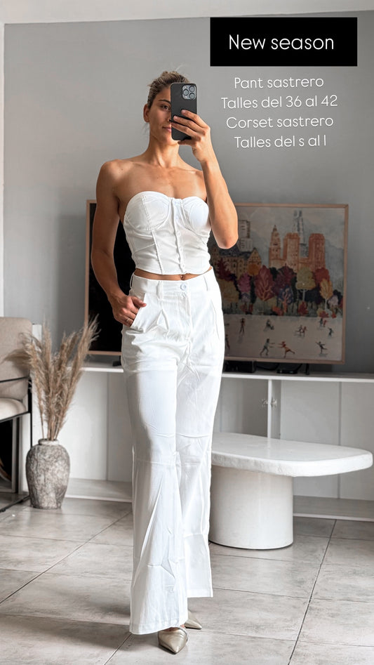 Set pant sastrero + corset
