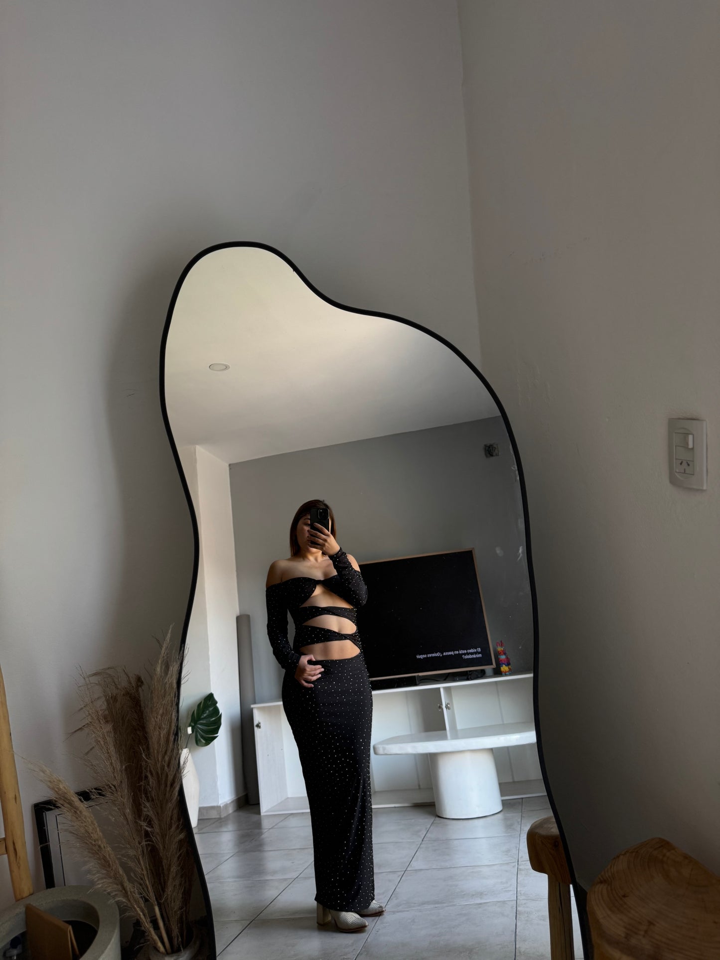 Vest shiny nudos