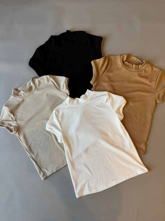 Polera lanilla manga corta