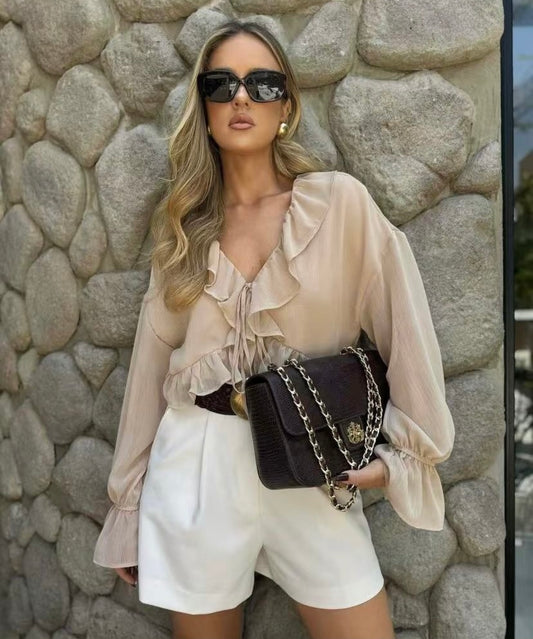 Blusa volado