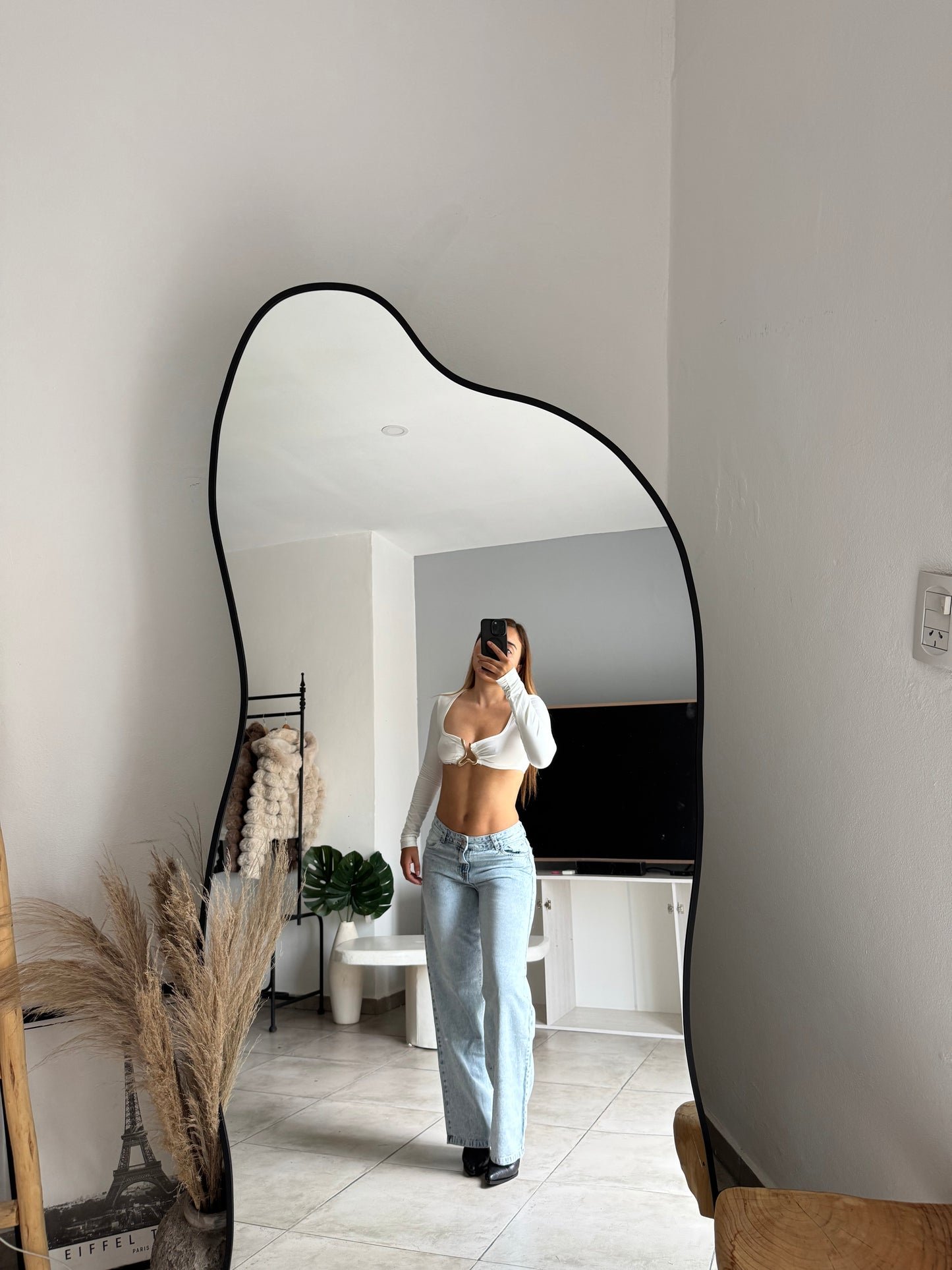 Wide leg tiro bajo acid