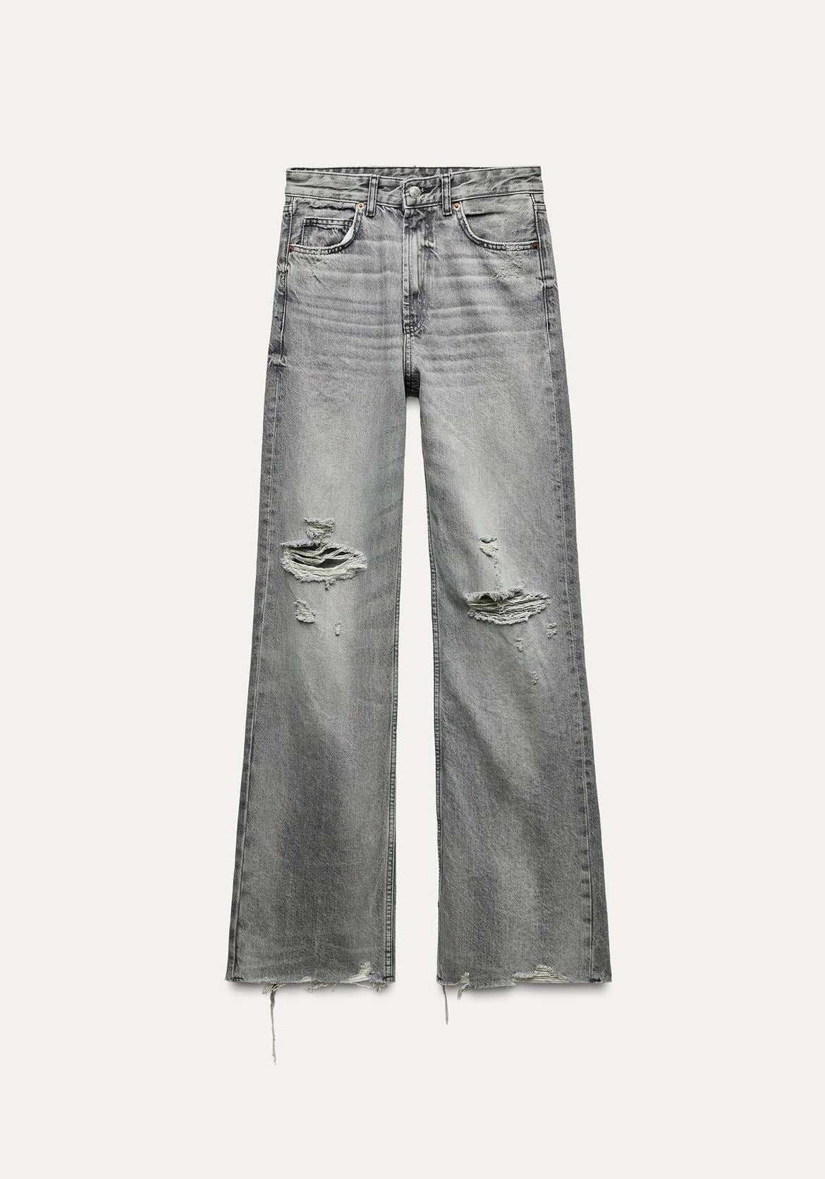 Wide legg gris