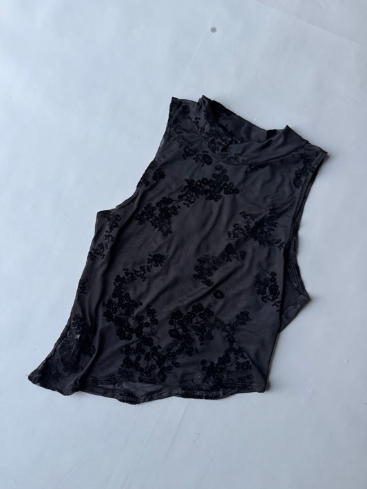 Top tull black x