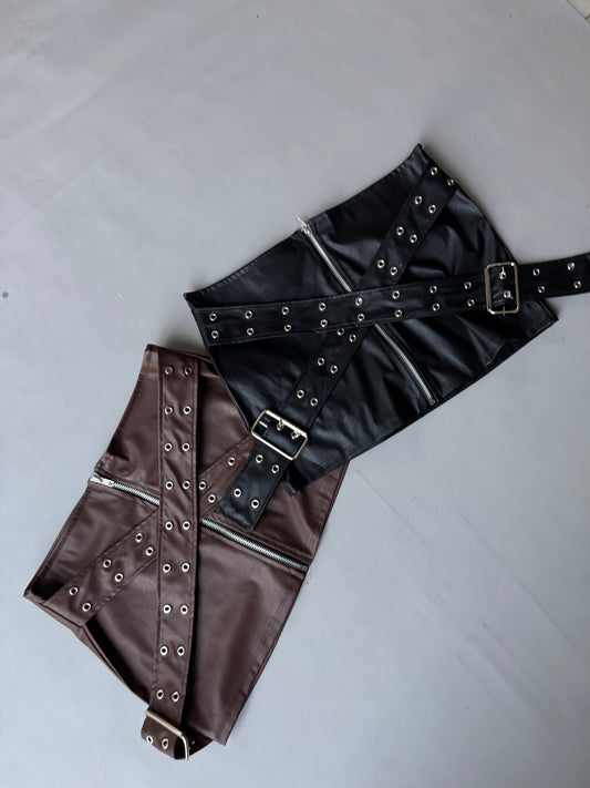 Pollera hebilla cruzado