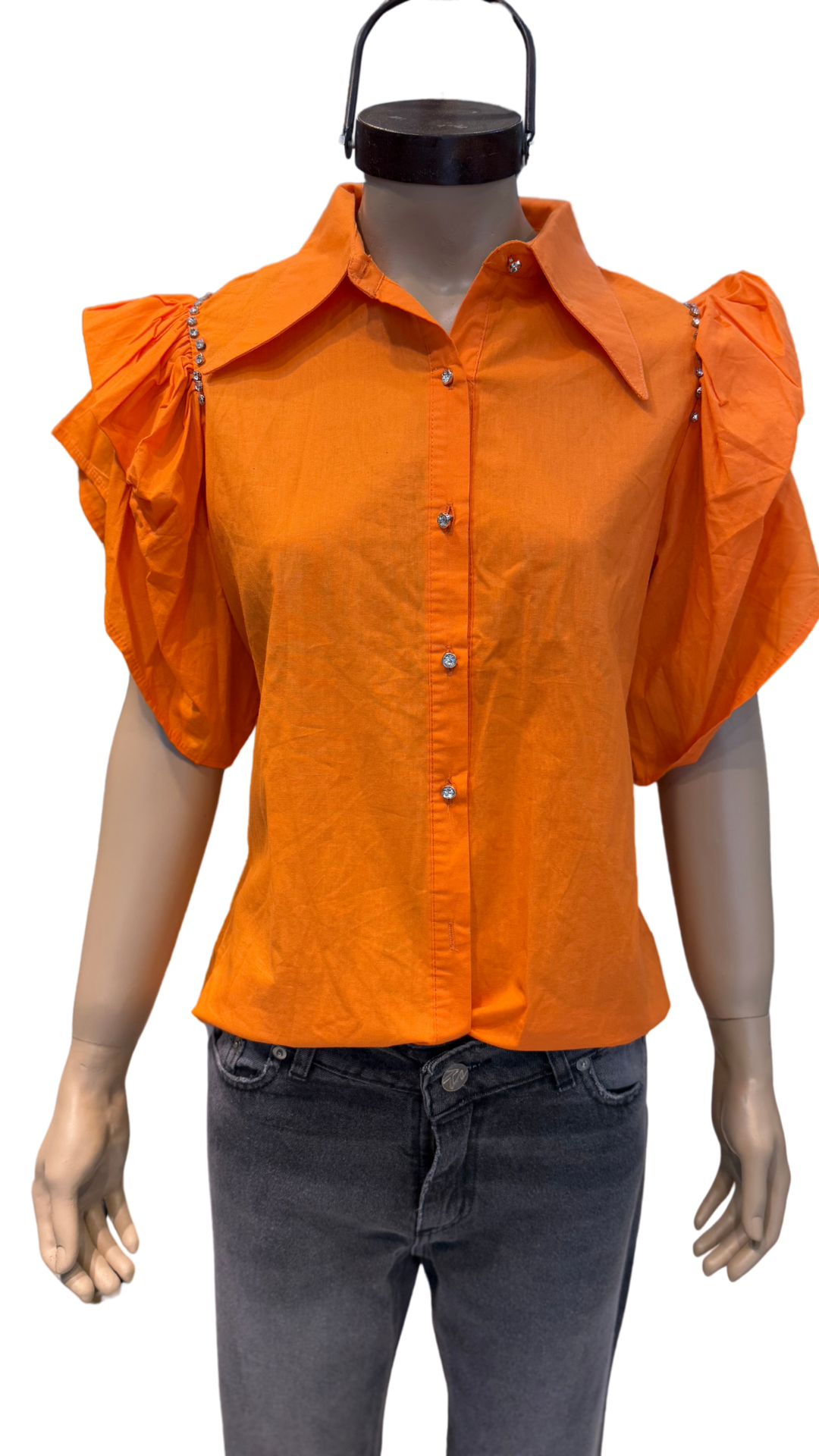Blusa volado manga