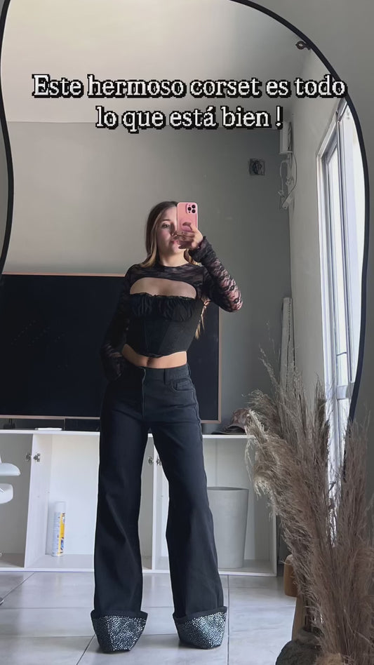 Corset encaje